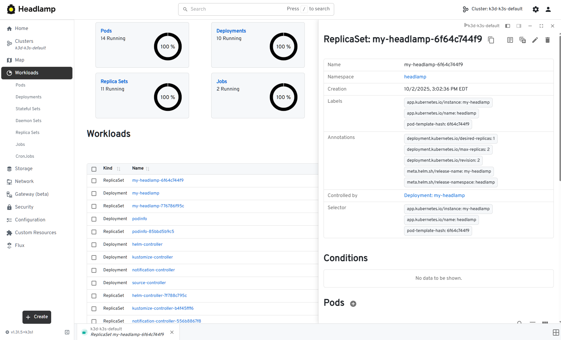 screenshot of an activity example
