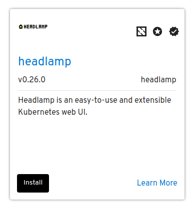 App Catalog Helm screenshot