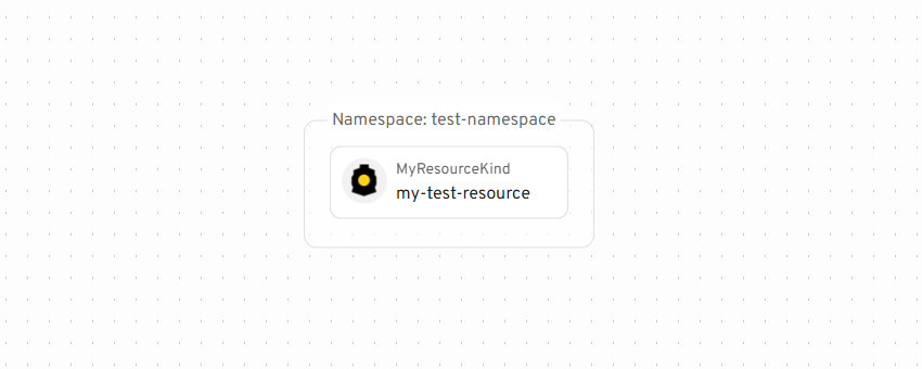 Screenshot of a node with a custom icon